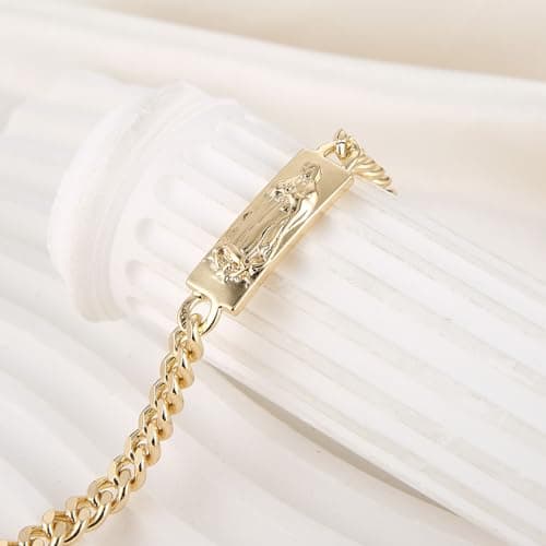 Virgin Mary Link Bracelet for Women