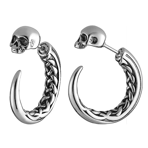 Crescent Moon Earrings for Men and Women