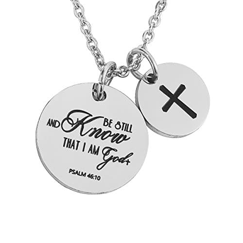 omodofo Bible Verse Confirmation Cross Pendant Necklace Gift