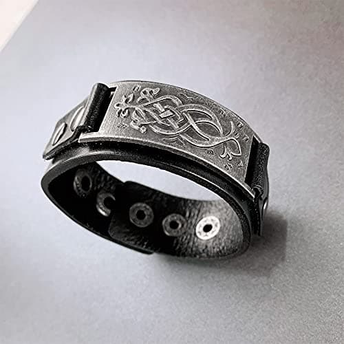 TurtleDove Dara Celtic Knot Adjustable Metal Bracelet