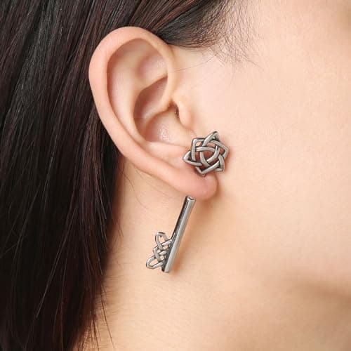HZMAN Celtic Knot Stud Earrings