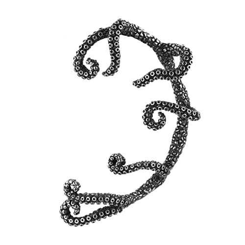 Stainless Steel Dragon Ear Cuff Earrings for Women and Men
