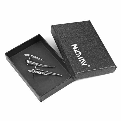 HZMAN Cross Star Earring in Stainless Steel for Men and Women