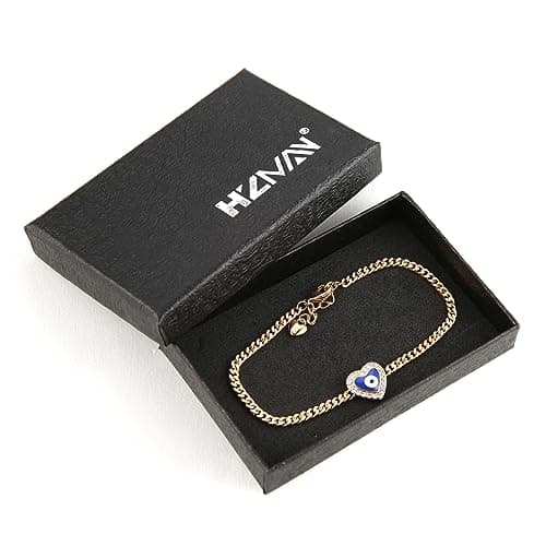 Rose Gold Plated Evil Eye Bracelet for Women Girls