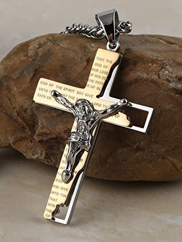 Men's Stainless Steel Cross Necklace