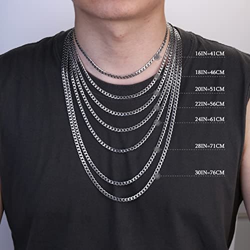 Besteel 925 Sterling Silver Cross Necklace for Men & Women