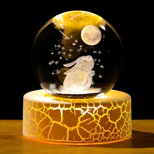 Arikyrist 3D Crystal Virgin Mary Statue, Blessed Mother for Home Decor