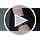 HZMAN Black Death Skull Leather Cuff Bracelet for Men