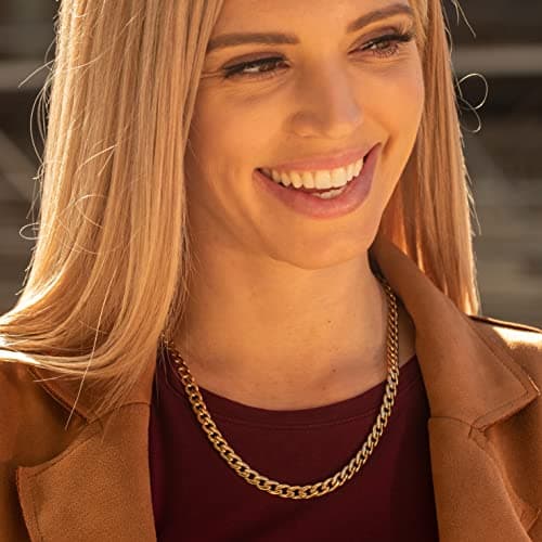 24K Gold Plated Cuban Link Chain Necklace for All