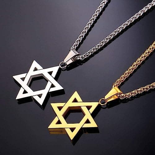 Hexagonal Star of David Necklace for Boys