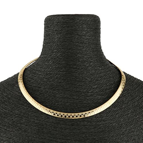 HZMAN Stainless Steel Omega Chain Necklace & Bracelet Set