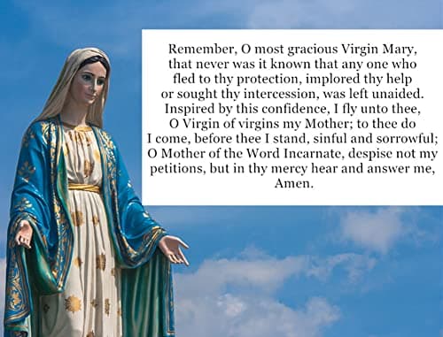 KBNSUIAN Holy Virgin Mary Mother of Mercy Prayer Bracelet - Catholic Blessed Protection Wristband