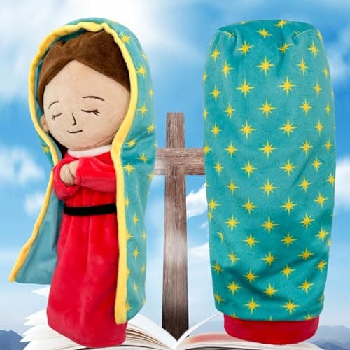 Yelakey Red Lady of Guadalupe Plush Mary Doll Christ Religious Toy