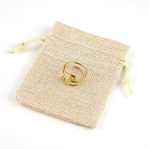 HZMAN 14K Gold Plated Open Stackable Ring for Women Adjustable Thumb Jewelry Gift