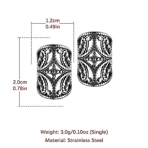 Stainless Steel Ear Cuff Earrings for Men and Women