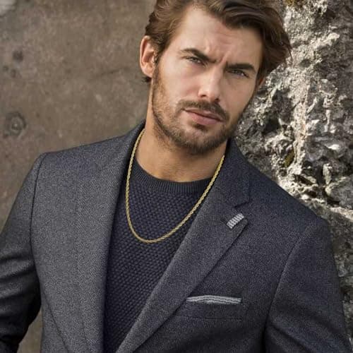 7 Pcs Stainless Steel Necklace Chain Kit with Dollar Pendant - Gold/Silver Plated Men Boys Women