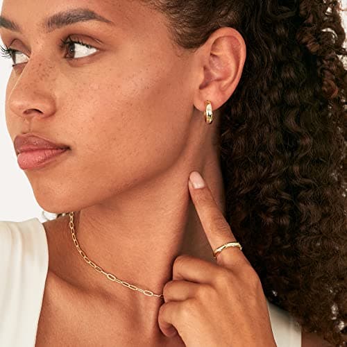PavoI 14K Gold Plated CZ Stackable Ring for Women