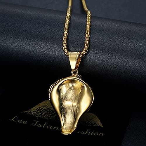 Gothic Snake Pendant Necklace for Men and Women