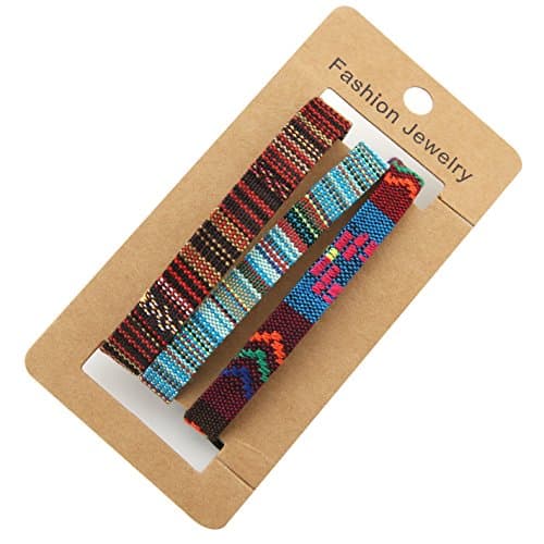 HZMAN Mix 6 Wrap Hemp Cords Bracelets for Men and Women