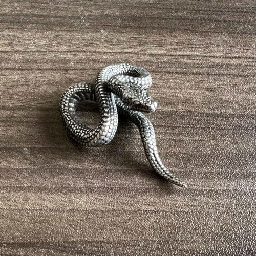Shimeriti Stainless Steel Snake Pendant Hip Hop Jewelry