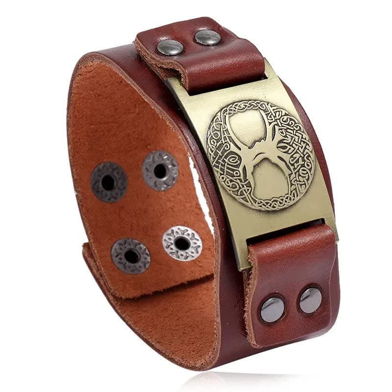 MARSHAL Nordic Tree of Life Bracelet with Yggdrasil Amulet