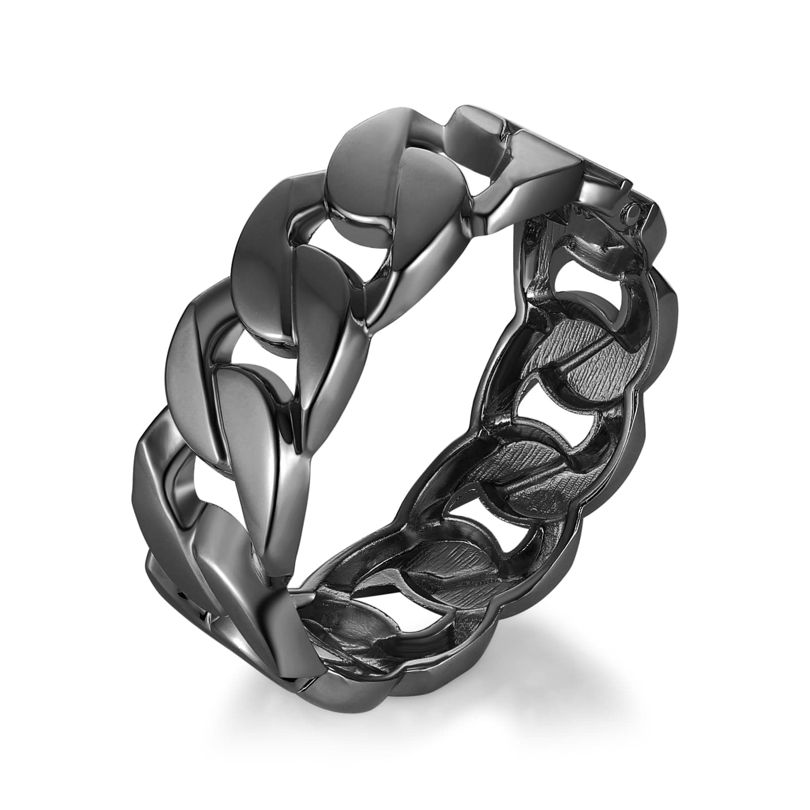 Chunky Cuban Chain Cuff Bracelet for Women