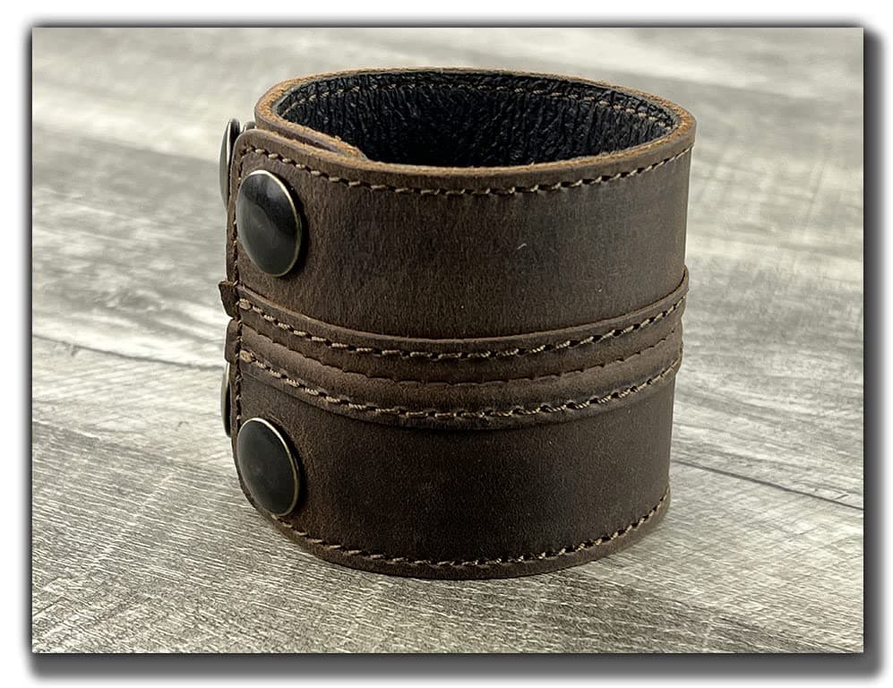 Anthology Gear Unisex Stylish Leather Cuff Bracelet