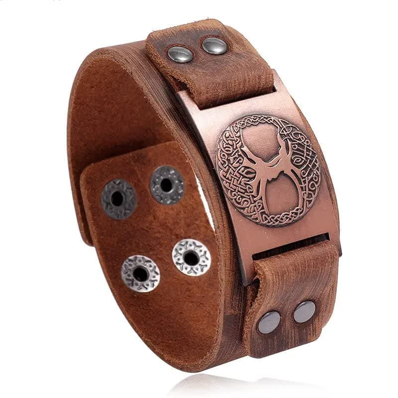 MARSHAL Nordic Tree of Life Bracelet with Yggdrasil Amulet