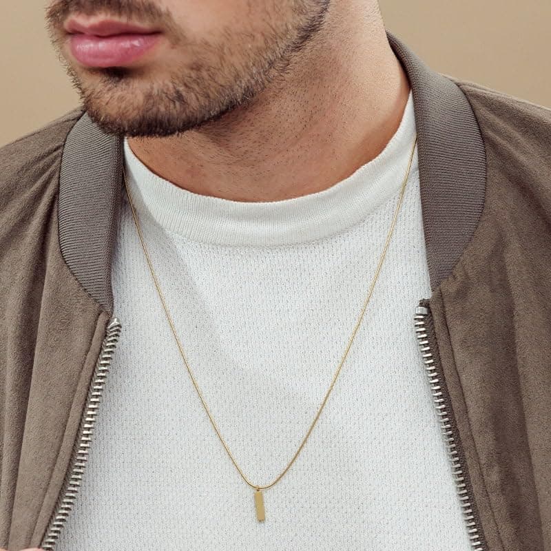 HZMAN Snake Chain Necklace for Men and Women
