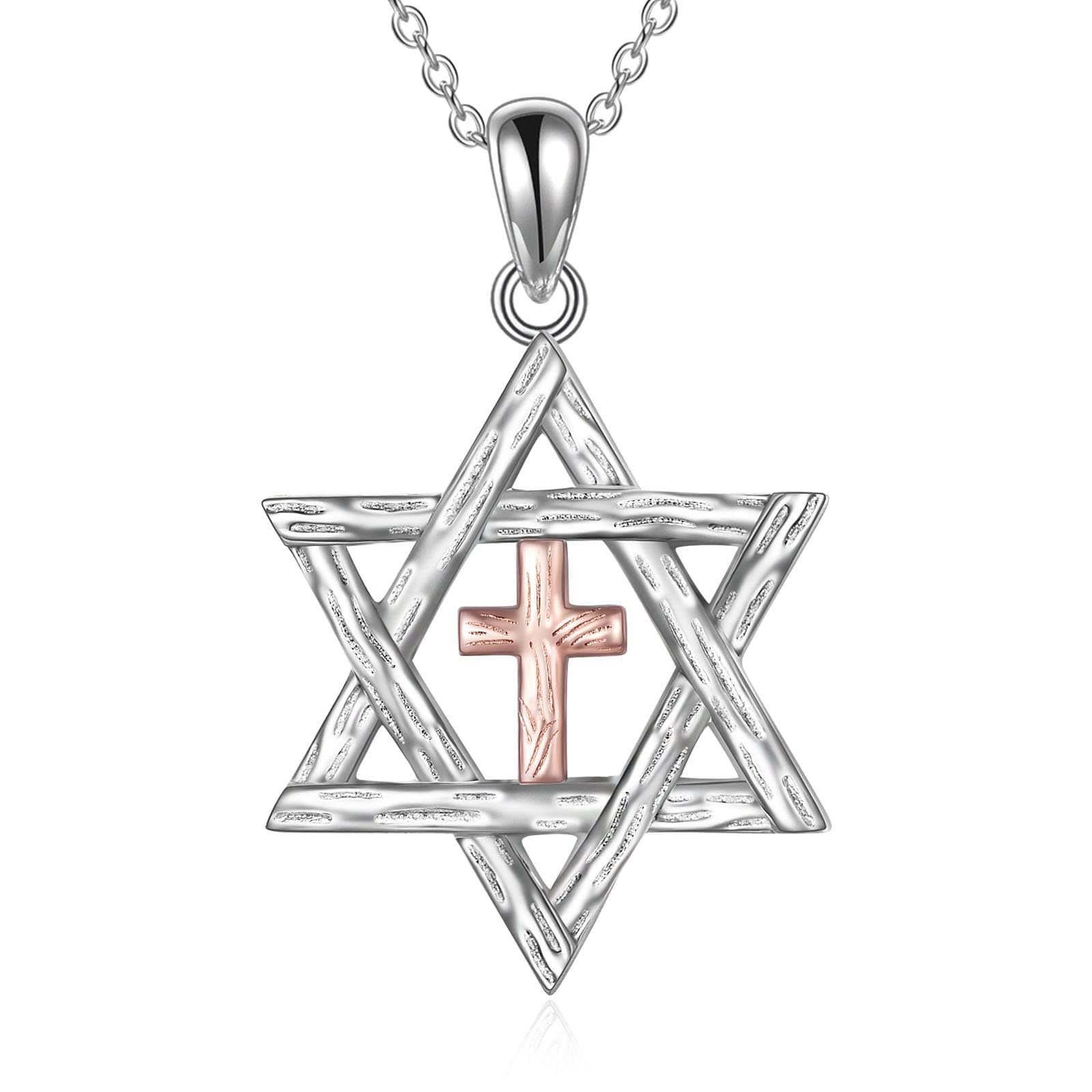 Star of David Necklace: Jewish Christian Jewelry Gift