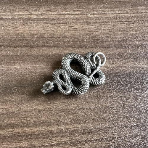 Balaijor Stainless Steel Snake Pendant Necklace