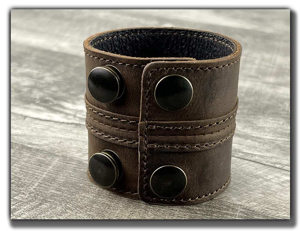 Anthology Gear Unisex Stylish Leather Cuff Bracelet