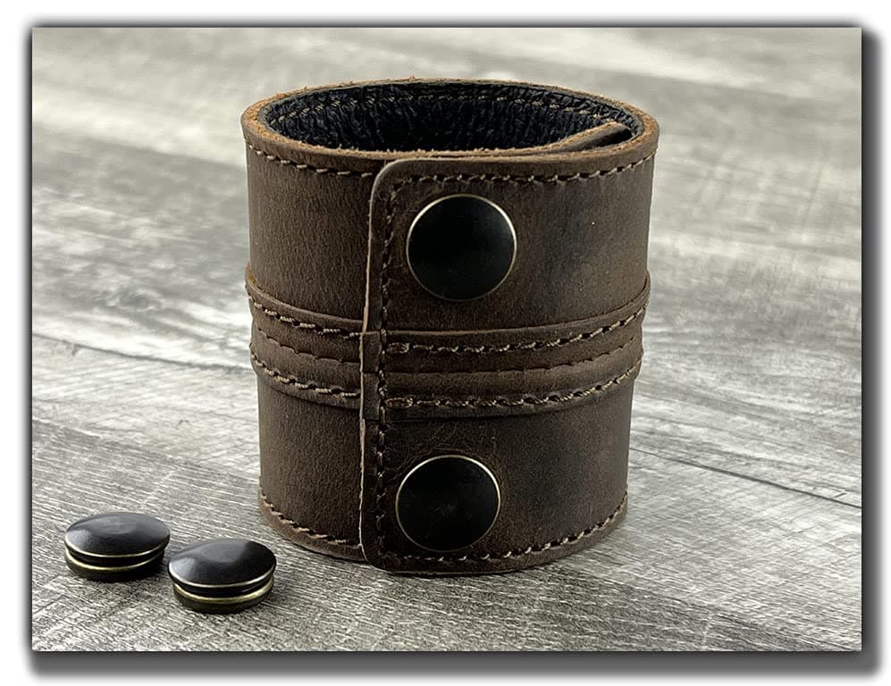 Anthology Gear Unisex Stylish Leather Cuff Bracelet