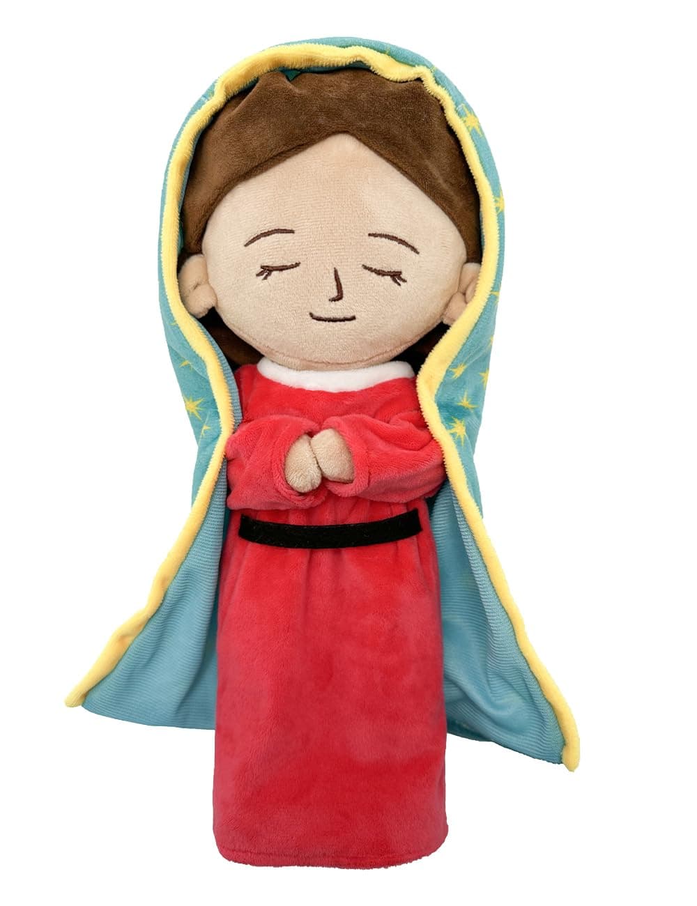 Yelakey Red Lady of Guadalupe Plush Mary Doll Christ Religious Toy