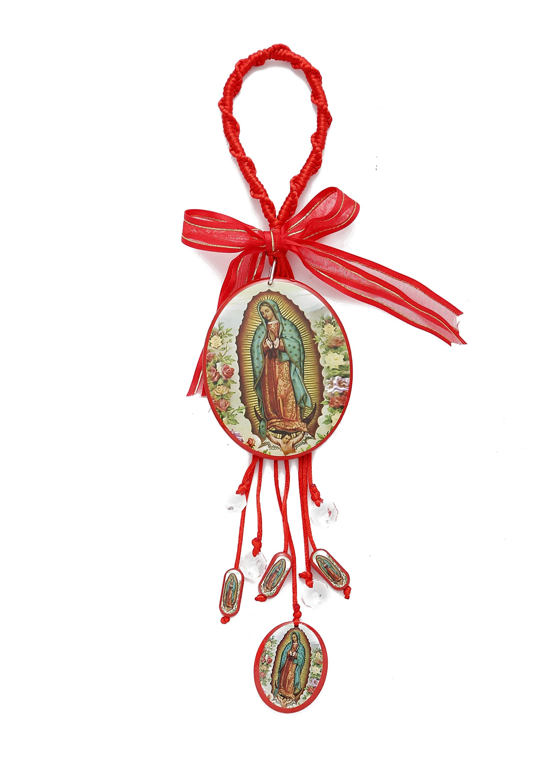 BONITTER Oval Virgin Mary Saint Benedict Medal Gift for Men or Women