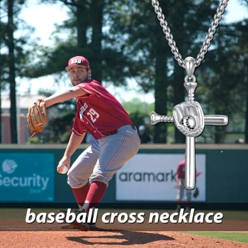 Men's Sports Pendant Necklace in 925 Sterling Silver
