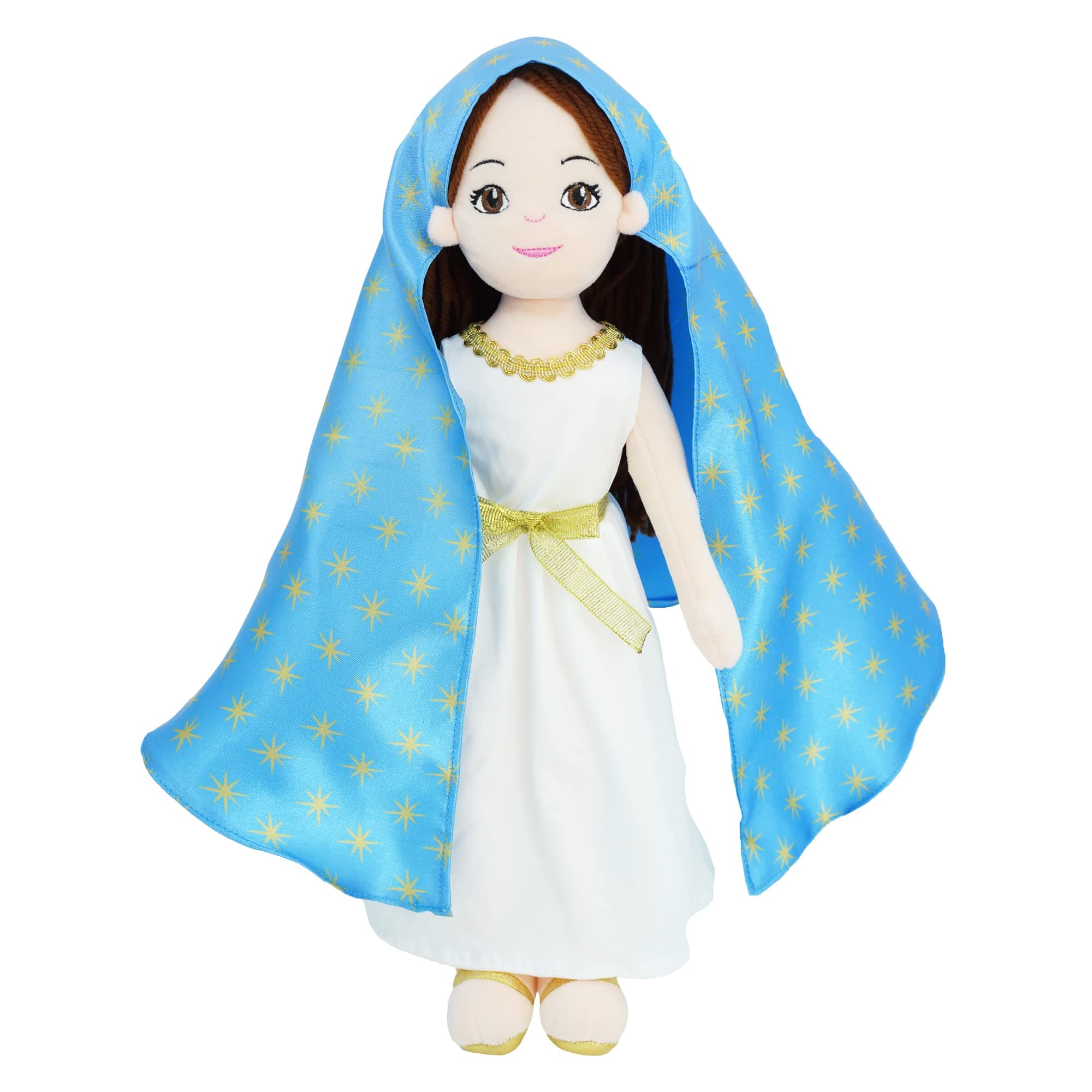 June Garden 14" Soft Religious Figure: Lady of Guadalupe Catholic Virgin Mary