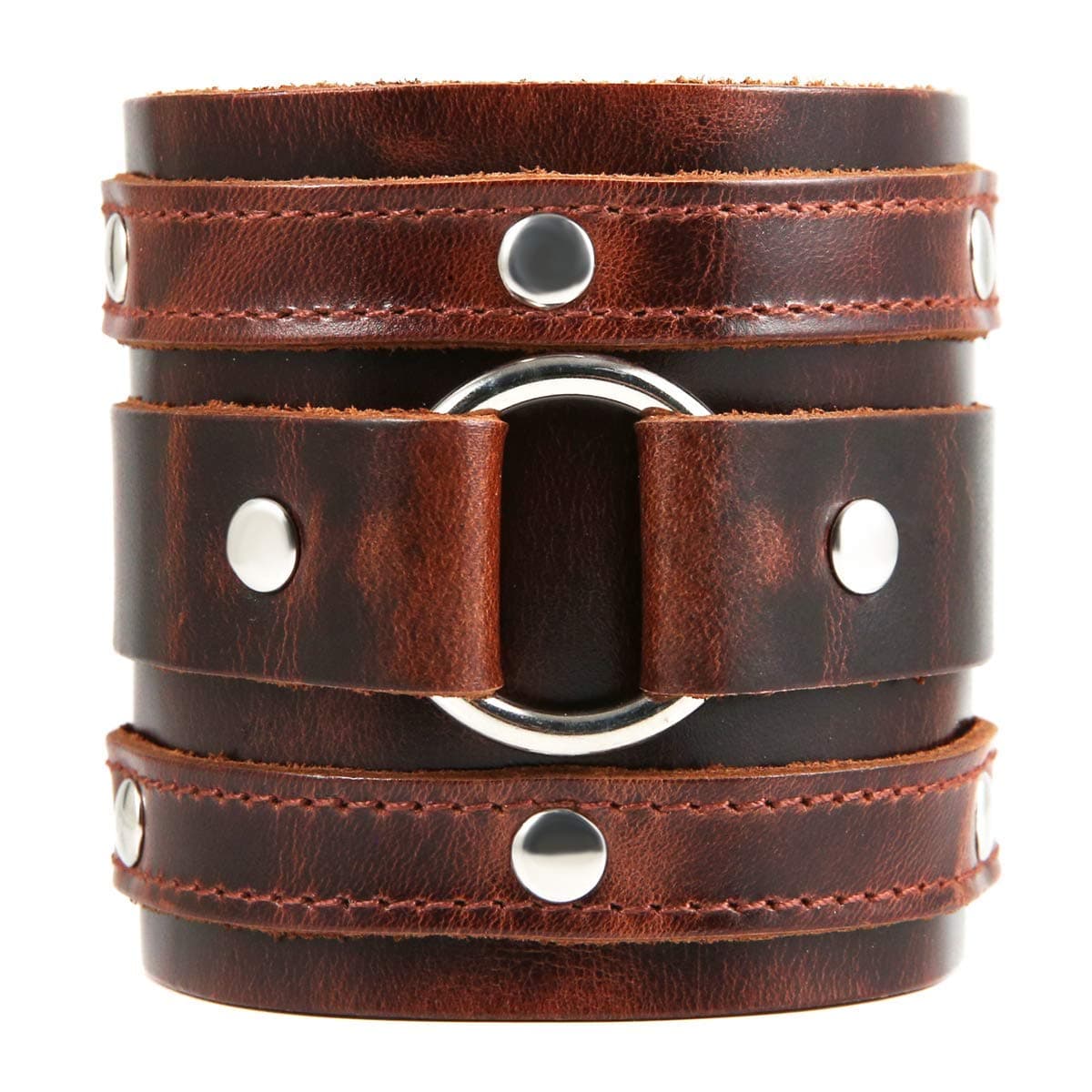 HZMAN Wide Cuff Gothic Punk Rock Wristband